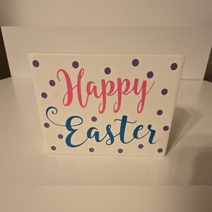 Happy Easter Wood Decor
